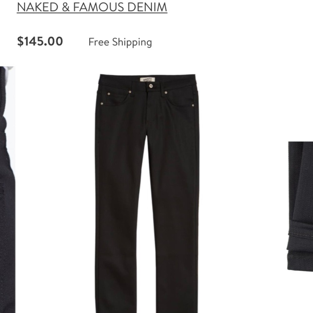 Naked & Famous Skinny Guy Skinny Fit Jeans - Picture 6 of 7